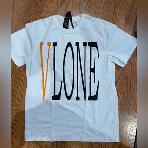 Vlone White/Orange Short-Sleeve T-Shirt